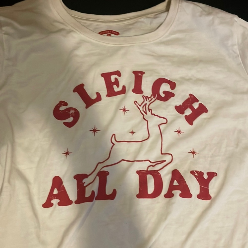 "Sleigh All Day" Christmas T-shirt